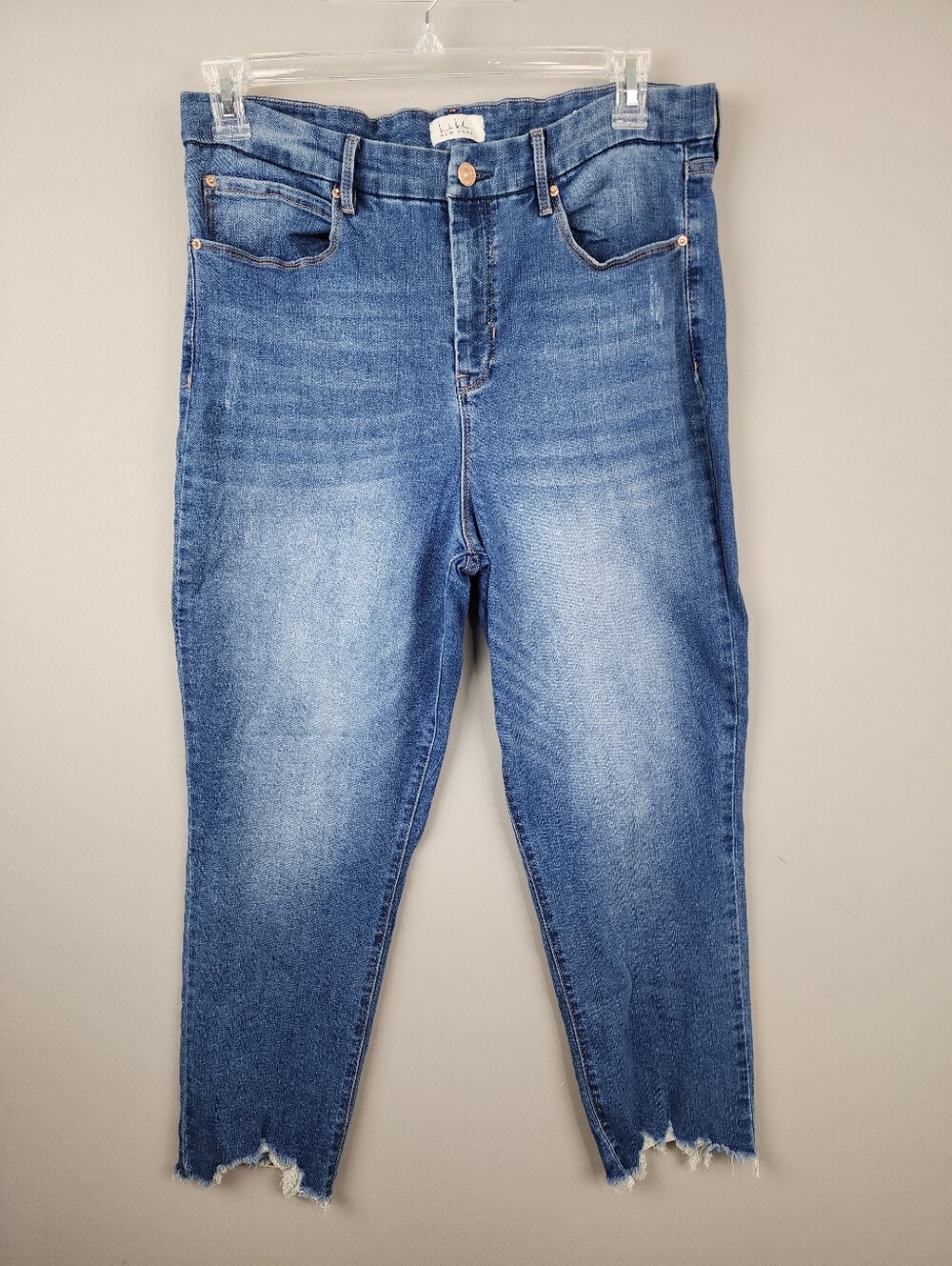 Nicole Miller SOHO Jeans - Slim Straight High-Rise Sz 14